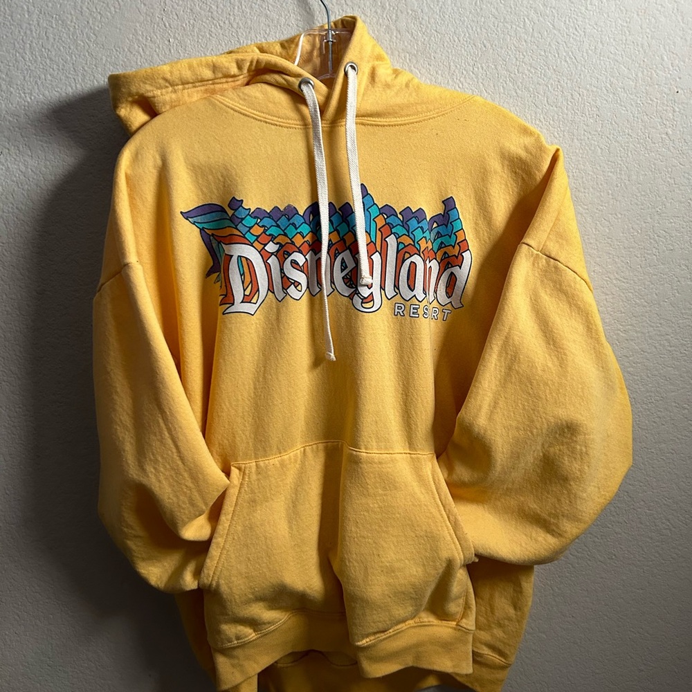 Disneyland Yellow Retro Hoodie
